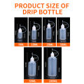 5 Pcs Needle Tip Glue Bottle Squeeze Plastic Bottle Dispensing Needle Sealing Cap Liquid Flux Dispenser Applicator. 