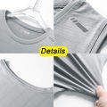 Summer Running Vest Breathable Sleeveless Top Stretch Fitness Vest Men's Reflective Jogging T-Shirt Gym Vests Men Quick Drying. 