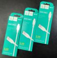 DENMEN HIGH SPEED DATA CABLE 2.4A FOR TYEP C , MICRO USB, LIGHTTING , HIGH QULITY D oIT SAFE SPEED DATA CABLE. 