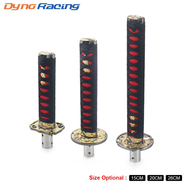 Universal 150MM/200MM/260MM JDM Katana Samurai Sword Shift Knob Shifter With Adapters Gear Shift knob