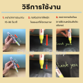 Toyo Paint Rubber Writing Pen ​ Multi-Purpose ​   Write on the Car License Plate. Marker Pen, Paint Pen. 