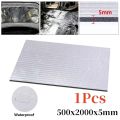 Thick Aluminum Fiber Muffler Cotton Car Auto Fender Heat Sound Deadener Insulation Mat Sound Proofing Mat Pad 20X500cm for Car. 