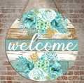 welcome sign size 5×5 inches. 