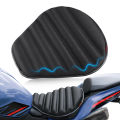 Wavy Motorcycle Seat Cushion arge 3D Honeycomb Structure Pressure Relief & Breathable Motorcycle TPE Gel Seat Pad for Long Rides. 