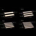 Wooden Step Display Rack, Acrylic Handmade Display Rack, Desktop Storage Rack for Perfume Lipstick Jewelry Doll Home Organizer. 