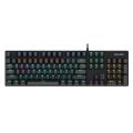 P-H-I-L-I-P-S G404 ESPORTS Mechanical Gaming Keyboard RGB Blue Switch Rainbow Light  SPK8404 USB Wired Keyboard. 