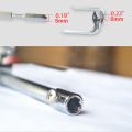 Scalable Steel Rotating Chicken Roasting Fork Grilled Chicken Fork Fryer Accessories Grill Tool for Rotisserie Oven Utensil 31CM. 