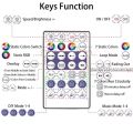 WS2812B LED Strip RGB IC Smart USB Bluetooth Music Controller Kit Individually Addressable Smart RGB LED Strip 30/60/144Leds/m. 
