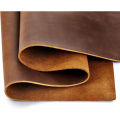 Deep brown crazy horse leather, 2mm thick genuine full-grain leather, oily leather for handmade DIY crafting of leather goods, b. 