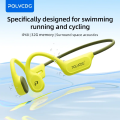 POLVCDG X9 Bone Conduction Swimming Earphones 32G IPX8 Waterproof Open Swimming Running Bicycle Earphones Ear Hanging Earphones. 