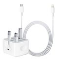 20W USB-C Power Adapter (3 Pin) For Iphone 13/ 14/15 Pro Max. 
