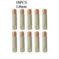 2/5/10PCS MB-15AK 14AK Welding Contact Tips Coating Protect 25mm M6 Gas Nozzle Tip 0.8/1.0/1.2mm MIG Welding Torche Tool Part.