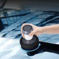 Electric car polishing tool for waxing cleaning and paint care ideal for vehicle beauty treatment work. 
