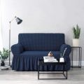 2 seater Turkish Spandex Elastic Sofa Cover marron color from- falah home.