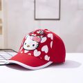 New Children's Hat Marvel Anime Duck Tongue Hat Spider Man KT Cat Baseball Hat Outdoor Cartoon Sunshade Hat. 