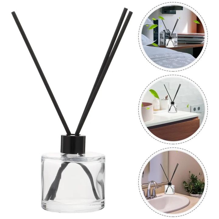 Household Indoor Toilet Deodorant Aromatherapy Bottle Reed Diffuser Sets Rattan Dried Flower Lasting Fresh Air Fragrance Set