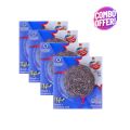 Unik Dishwashing Steel Scourer 4pcs Combo. 