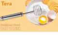 Spiral Spring Whisk, 10" Silver Stainless Steel egg beater egg whisk beater. 