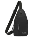 Men's Oxford Cloth Crossbody Bag New Trend Chest Bag Fashionable and Portable Shoulder Bag.