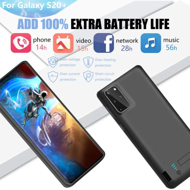 BAHOND%20Battery%20Case%20for%20Samsung%20Galaxy%20S20+%20Plus%205G,%206000mAh%20Rechargeable%20Extended%20Battery%20Charging%20Charger%20Case,%20Add%20100%25%20Extra%20Juice%20-%20Image%208