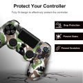 Protective Rubber cover For Sony playstation 4 Controller Silicone Case For PS4 Gamepads joystick with 2 thumbsticks Grips Caps. 