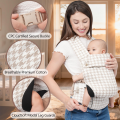 Baby Carrier Newborn to Toddler, Ergonomic, Cozy and Lightweight Baby Toddler Carrier, Premium Soft Cotton Breathable Infant Car.