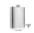 LMETJMA 4/7/10 oz Stainless Steel Hip Flask with Funnel Pocket Hip Flask Alcohol Whiskey Hip Flask Screw Cap KC0139. 