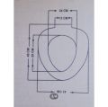 Toilet Seat Cover for IFO type Commode. 