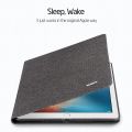 ESR iPad Air 2 Case, iPad Air 2 Smart Case Cover Oxford Cloth Case Knitted Textile Ultra Slim Auto Wake & Sleep Function Grey for iPad Air 2, Twilight. 