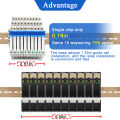 1PCS Relay 5V 12V 24V DIN Rail Slim Relay Module HF41F 6A 250VAC 30VDC Industrial Interface Relay With LED 41F-5/12/24-ZS. 