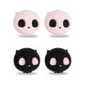 4pcs Cute Soft Silicone Joystick Caps Thumb Grips Cover for Switch 2 Joy Con Controller Protection Video Game Accessories.