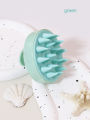1PCS scalp massage shampoo brush, soft silicone hair used to remove dandruff and exfoliate. 