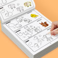 96 Animal Themes Interactive Activity Book on How To Draw Animals Four Simple Steps To Complete Drawing Coloring Toy Book. 
