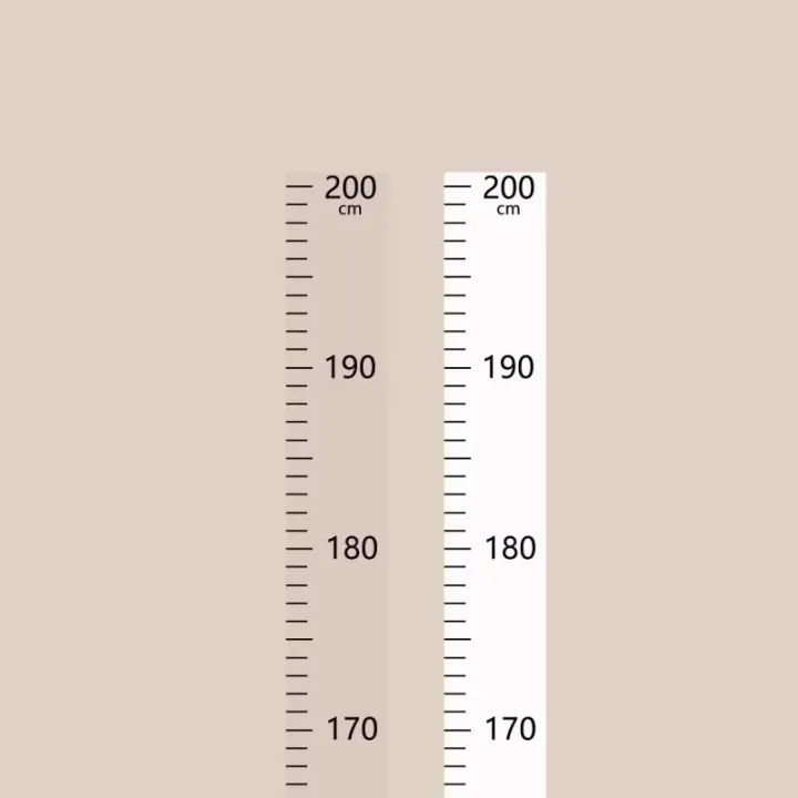 Kids' Height Measuring Wall Sticker - Ruler Chart for Bedroom ...