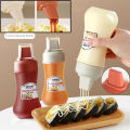 Porous Squeeze Sauce Bottle 350ML Tomato Honey Salad Dressing Container Kitchen Condiment Dispenser for Ketchup BBQ Sauces Oil.