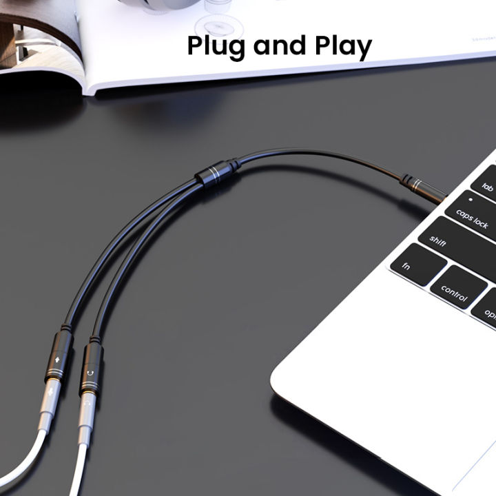Headphone%20Splitter%200.3m%201ft%203.5mm%202%20Female%20to%201%20Male%20Mic%20and%20Audio%20Y%20Splitter%20TRRS%20Headset%20Adapter%20Cable%20Stereo%20-%20Image%203