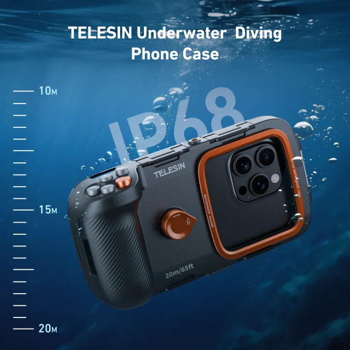 TELESIN%20Diving%20Waterproof%20Phone%20Case%20Universal%20Phone%20Camera%20Shoot%20Hand%20Grip%20Holder%20Shooting%20Aid%20Remote%20Control%20Handle%20-%20Image%203