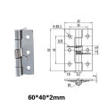 2 Pcs 304 stainless steel spring hinge automatic cabinet door wardrobe hardware and furniture fittings Mini micro hinge. 