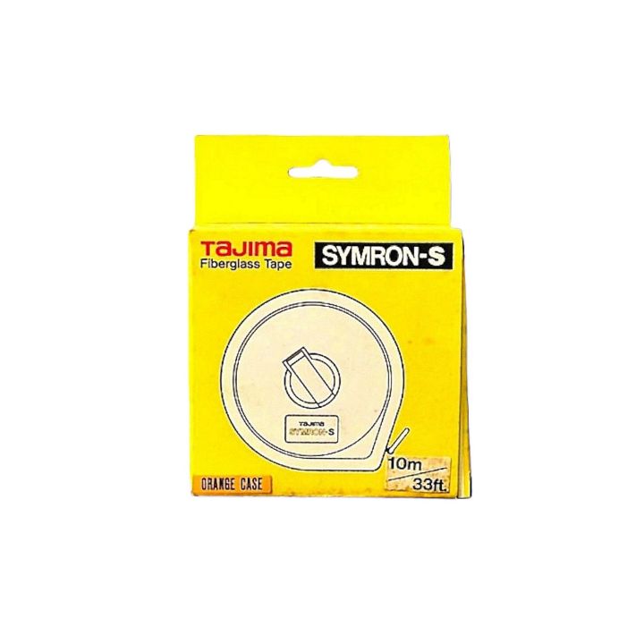 Fiberglass Measuring tape 10m 33ft TAJIMA JAPAN SYMRON-S HEAVY DUTY UNBREAKABLE
