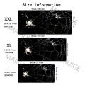 Black White Cobweb Mouse Pad Large Computer Office Game Table Mat XXL  Anti-slip Gaming Keyboard Mousepad Long Desk Pads. 