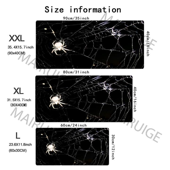 Black%20White%20Cobweb%20Mouse%20Pad%20Large%20Computer%20Office%20Game%20Table%20Mat%20XXL%20%20Anti-slip%20Gaming%20Keyboard%20Mousepad%20Long%20Desk%20Pads%20-%20Image%207