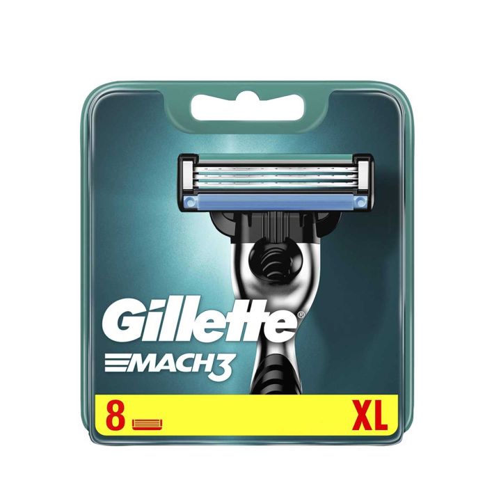 Gillette Mach3 Razor Blades-8 Refills
