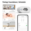 Tuya Brazil Plug 16/20A WiFi or Zigbee or EWelink, Socket with Power Monitor, Smart Life App Remote Control, Voice for . 