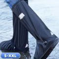 S-XXL Reusable Motorcycle Bike Rain Shoes Cover Anti-Slip Boot Pants Covers Unisex Cycling Shoes Protectors For Rainy Snowy Day. 