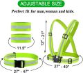 Mesh Stretch Reflective Belt Reflective Strap Belt Safety Vest Reflection Safety Belt.