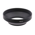 Metal Lens Hood 39-82mm Multi-Size, Universal Screw-in Hood for    DSLR Mirrorless, Anti-Glare Wide Angle Shade. 