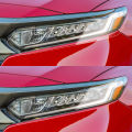 Smoke Black Car Headlight Protective Film for Honda Accord 10th 11th Pre Cut TPU PPF Anti-Scratch High-Gloss Vinyl Wrap Film.