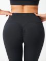 Seamless Peach Butt Lifting Yoga Pants - High-Waisted Buttery Soft Leggings for Women, Ideal for Running & Workouts. 