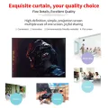 16:9 Ratio Hight-density semi-transparent Portable Projection Screen 1080P 3d 4K HD Projector Movie 60-150 Inchs for Home Office. 