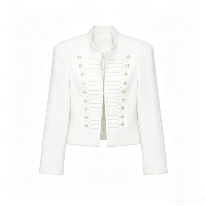 Women's%20Jacket%20Short%20Blazer%20Rope-Braided%20Decoration%20Gold%20Button%20Epaulette%20Women's%20Wear%202026%20Spring%20Coat%20-%20Image%205